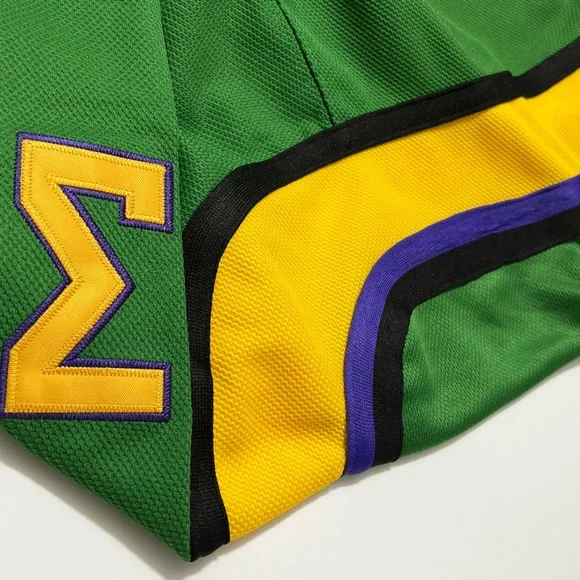 Authentic Charlie Conway Mighty Ducks Hockey Jersey XL Embroidered Fight Strap - Picture 6 of 10